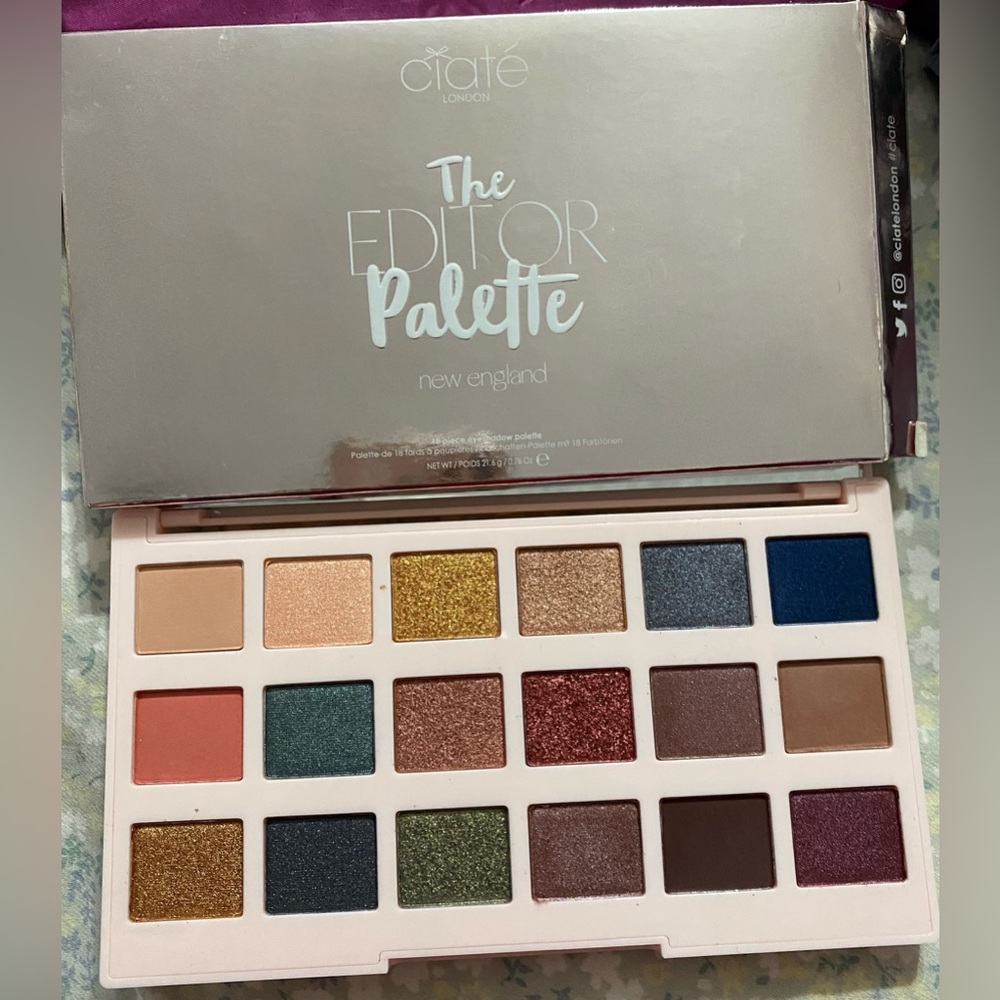 The editor palette by Ciate